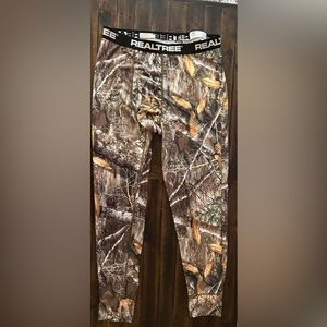 Real tree camo thermal pants